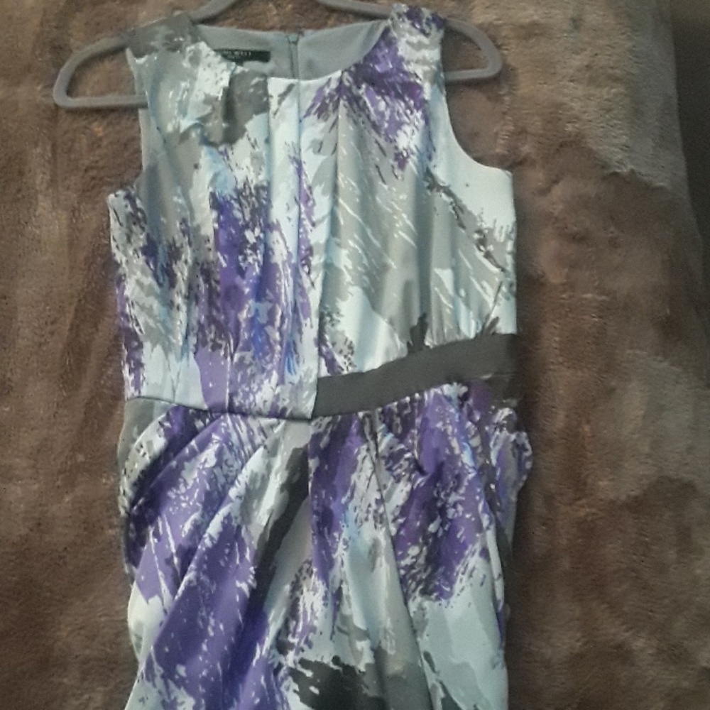Nine West Silver & Purple Dress